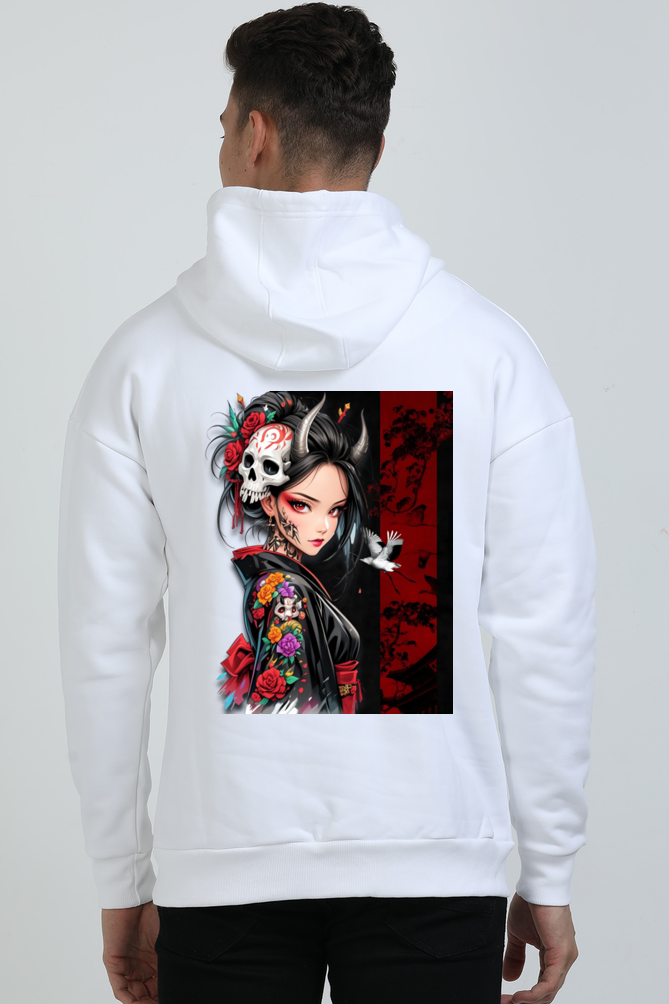 Skull Girl Men's Hooded Sweatshirt