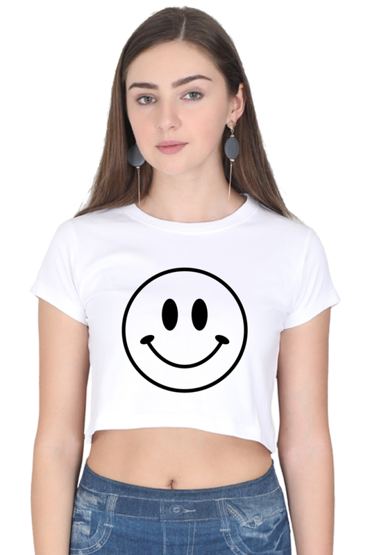 Smiling Women's Crop Top