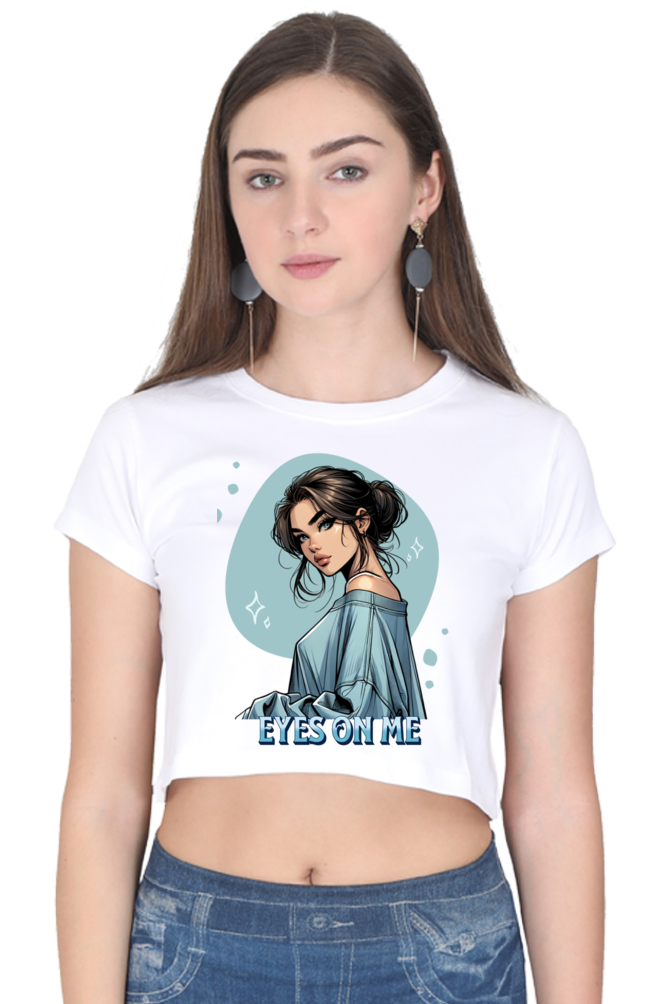 Eyes On Me Women's Crop Top