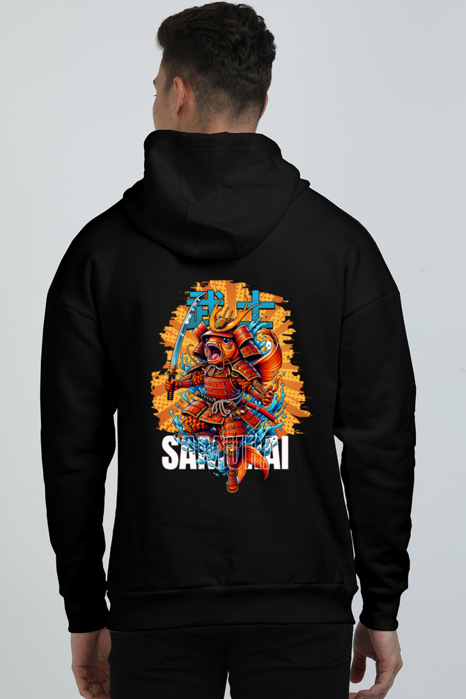 Cute Samurai Men's Hooded Sweatshirt