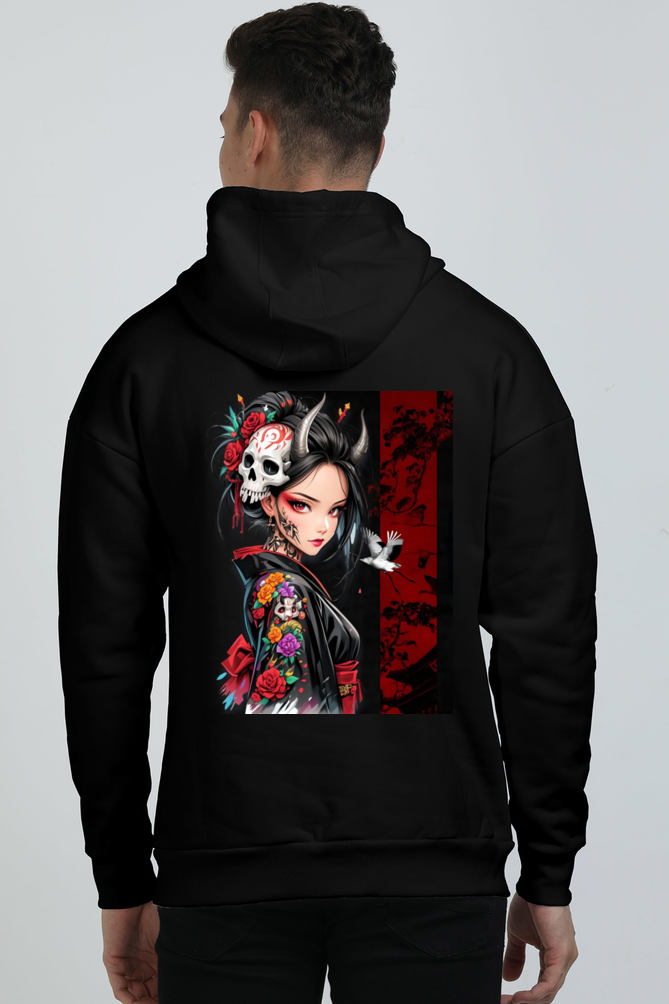 Skull Girl Men's Hooded Sweatshirt