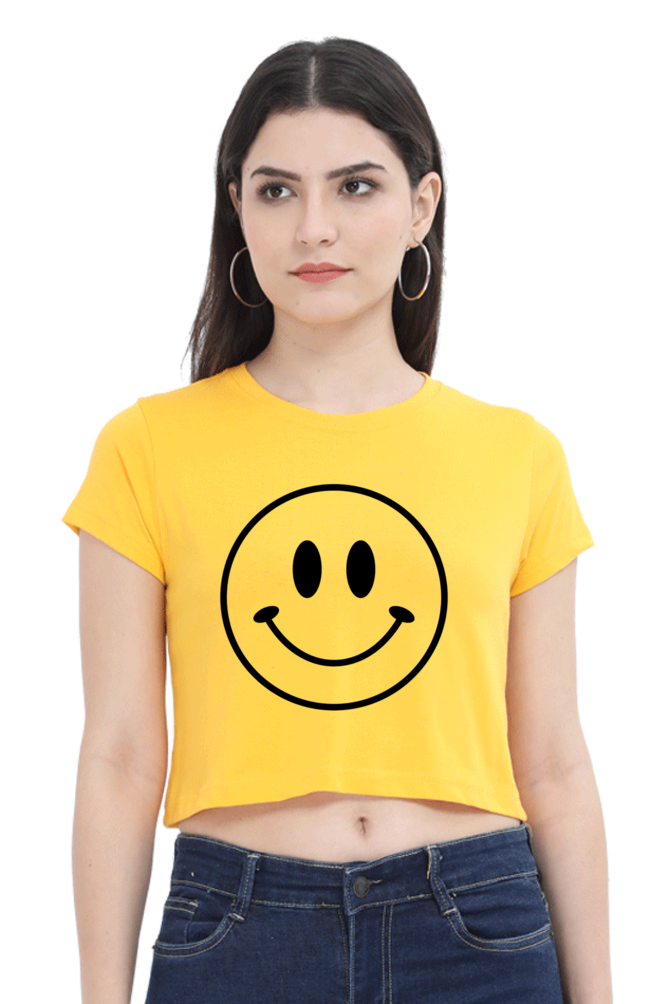 Smiling Women's Crop Top