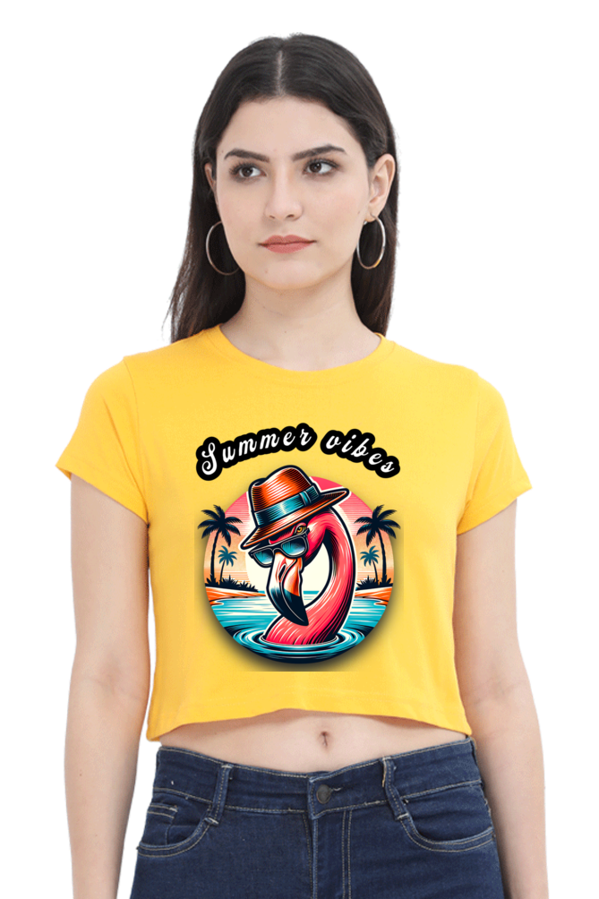 Summer Vibes Women's Crop Top