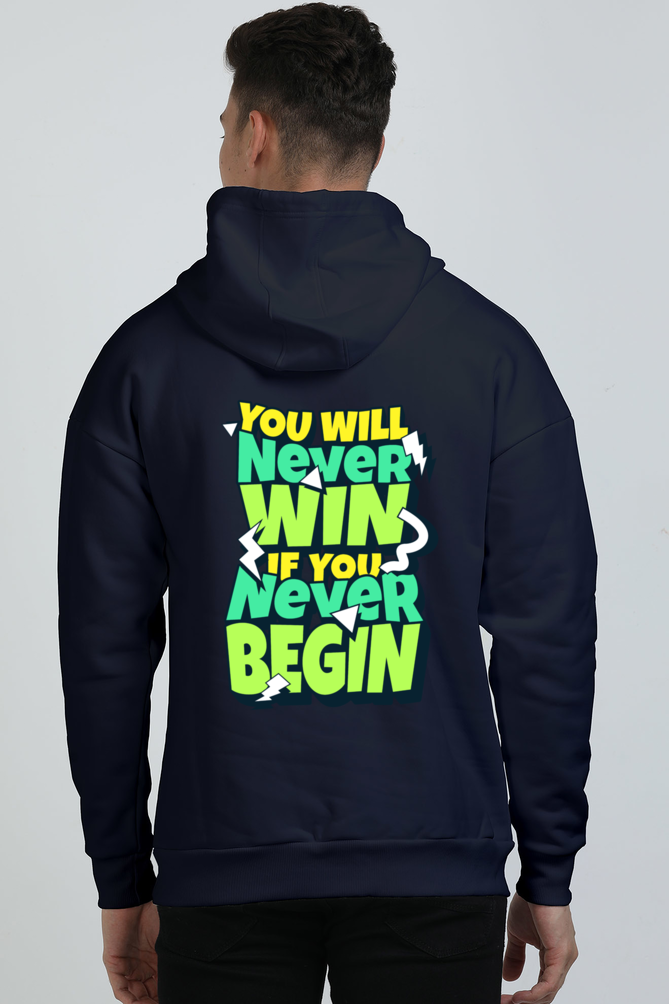 Never Win Men's Hooded Sweatshirt