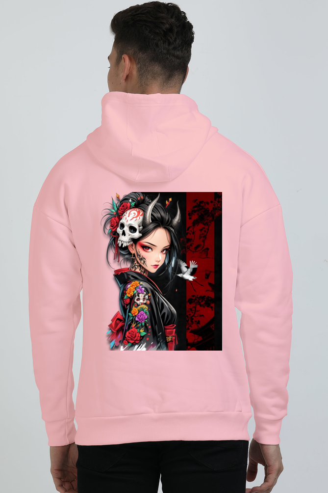 Skull Girl Men's Hooded Sweatshirt