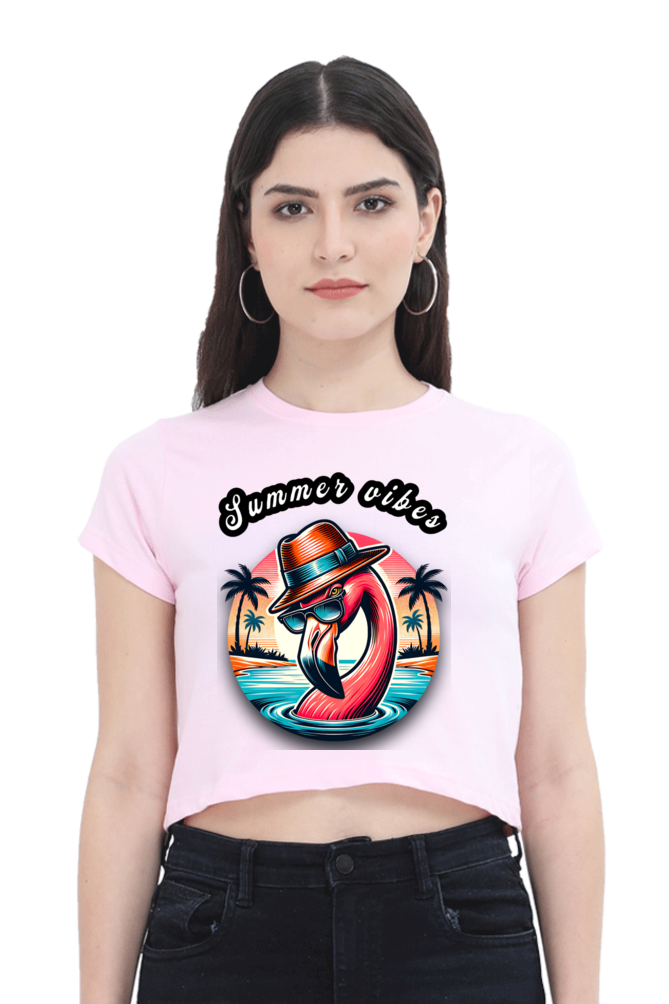 Summer Vibes Women's Crop Top