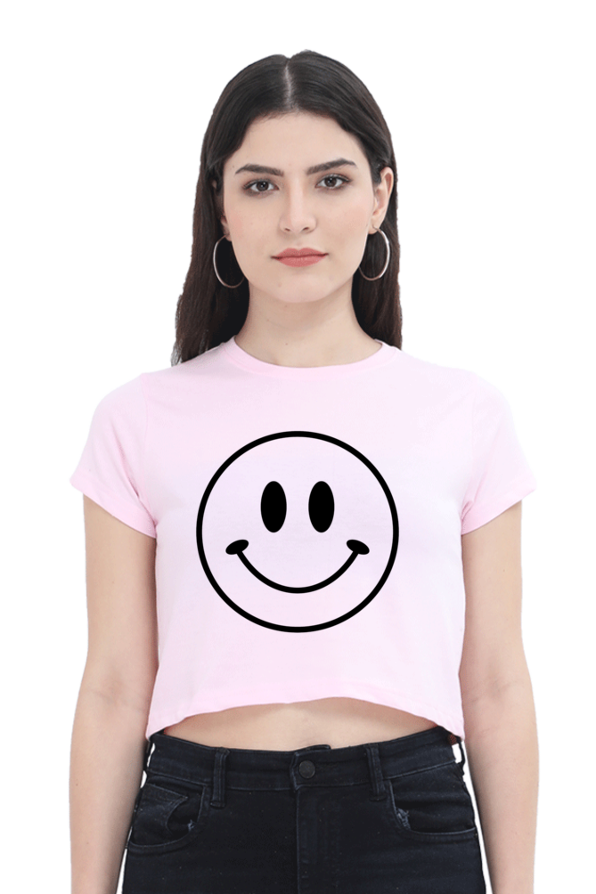 Smiling Women's Crop Top