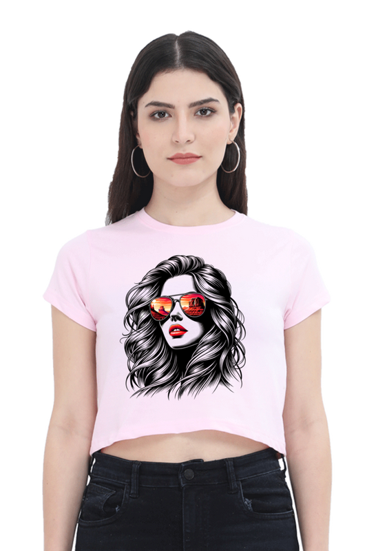 Face Women's Crop Top