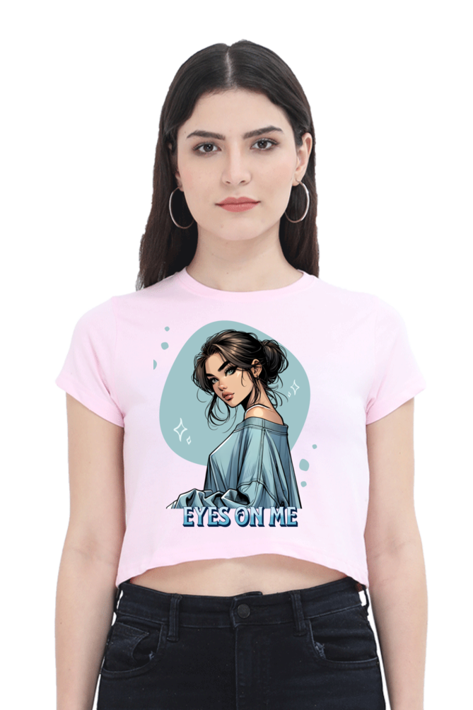 Eyes On Me Women's Crop Top