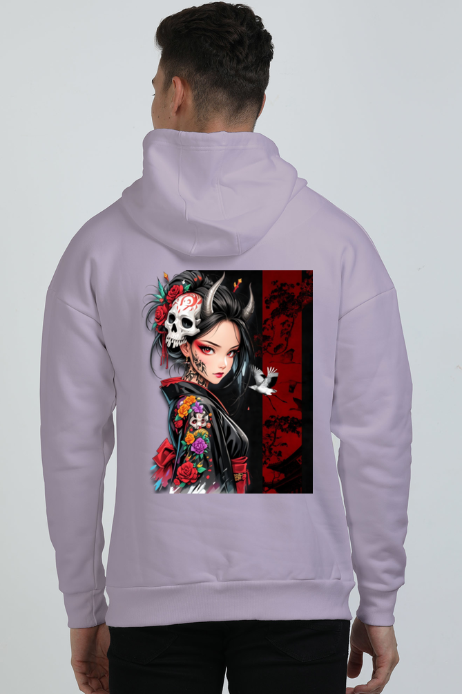 Skull Girl Men's Hooded Sweatshirt