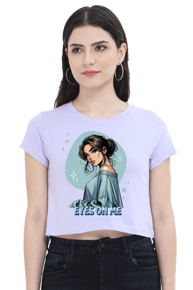 Eyes On Me Women's Crop Top