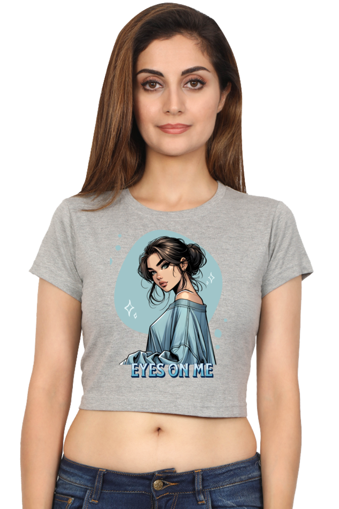 Eyes On Me Women's Crop Top