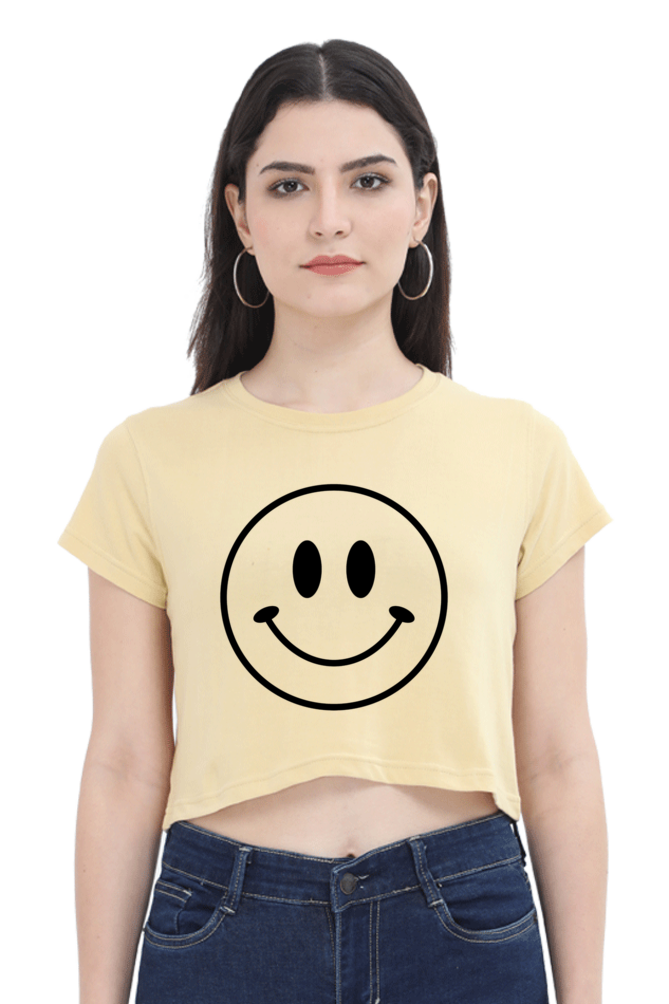 Smiling Women's Crop Top