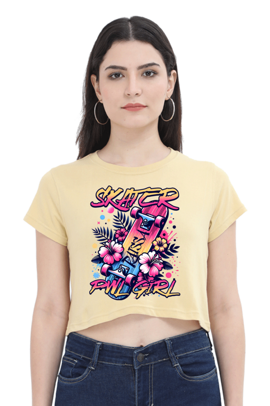 Skateboard Women's Crop Top