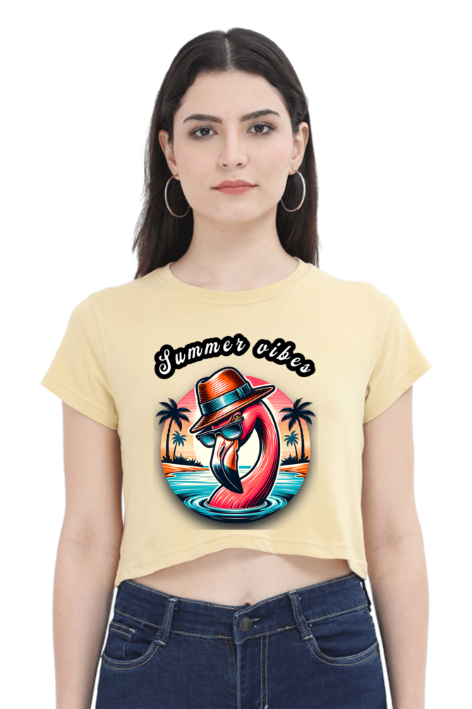 Summer Vibes Women's Crop Top