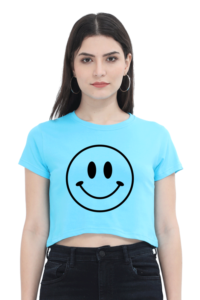 Smiling Women's Crop Top