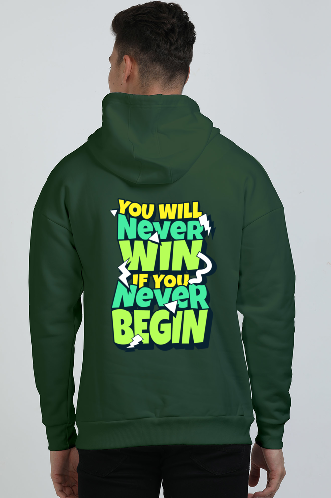 Never Win Men's Hooded Sweatshirt