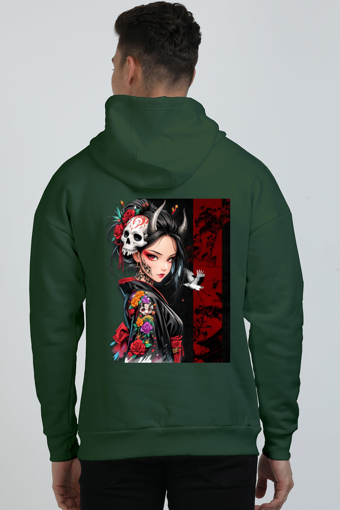 Skull Girl Men's Hooded Sweatshirt