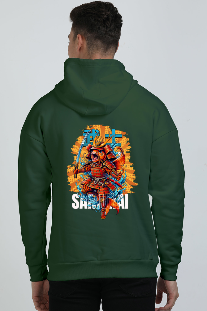 Cute Samurai Men's Hooded Sweatshirt