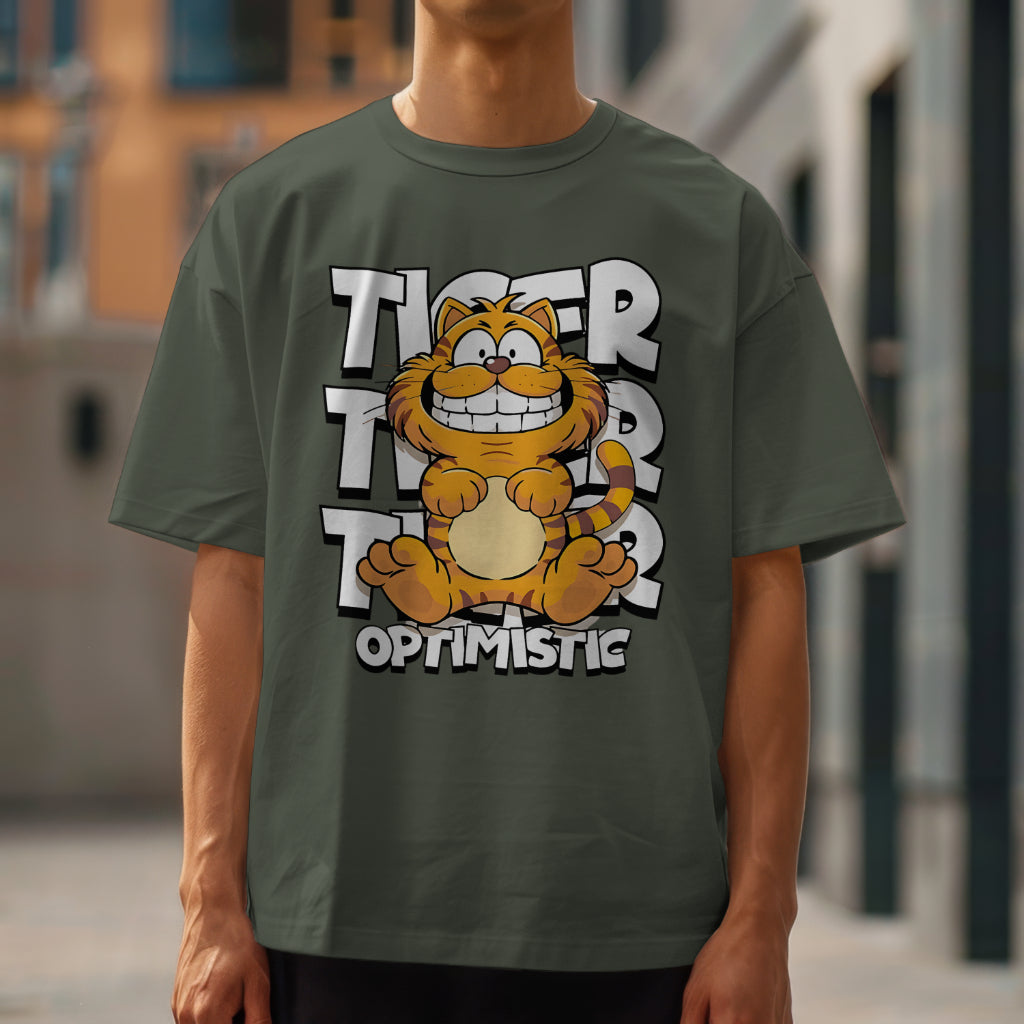 Tiger Men's Oversized T-Shirt