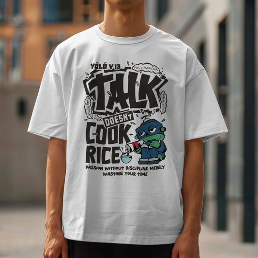 Talk Men's Oversized T-Shirt