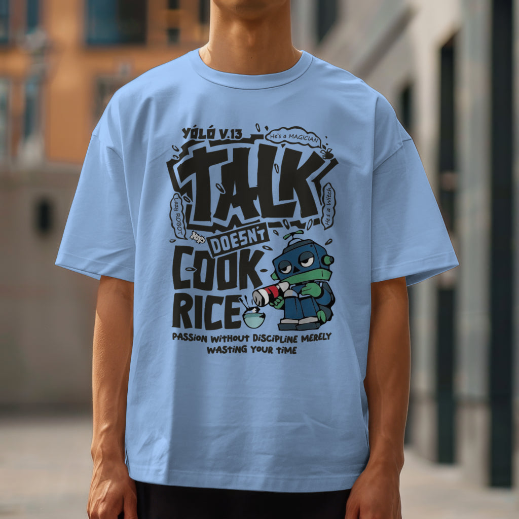 Talk Men's Oversized T-Shirt