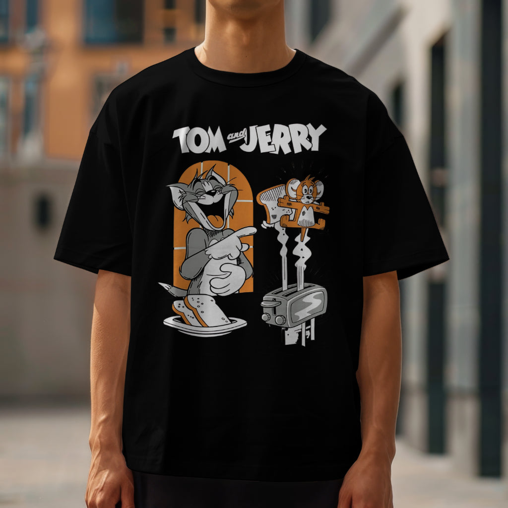 Tom & Jerry Men's Oversized T-Shirt