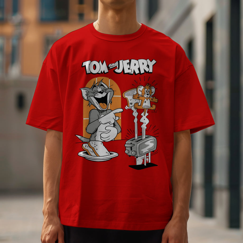 Tom & Jerry Men's Oversized T-Shirt