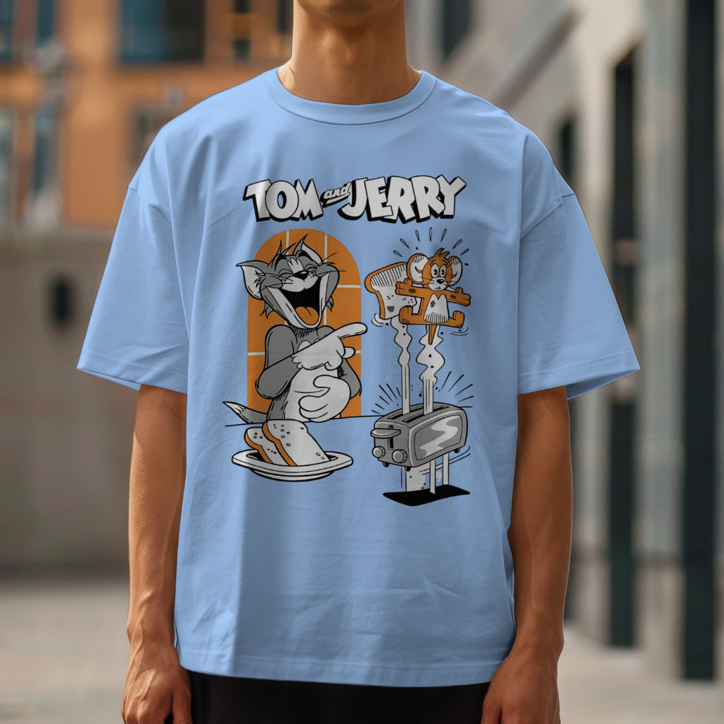 Tom & Jerry Men's Oversized T-Shirt