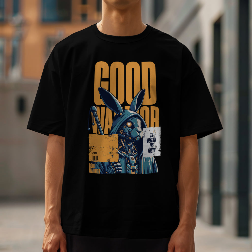 Good Warrior Men's Oversized T-Shirt