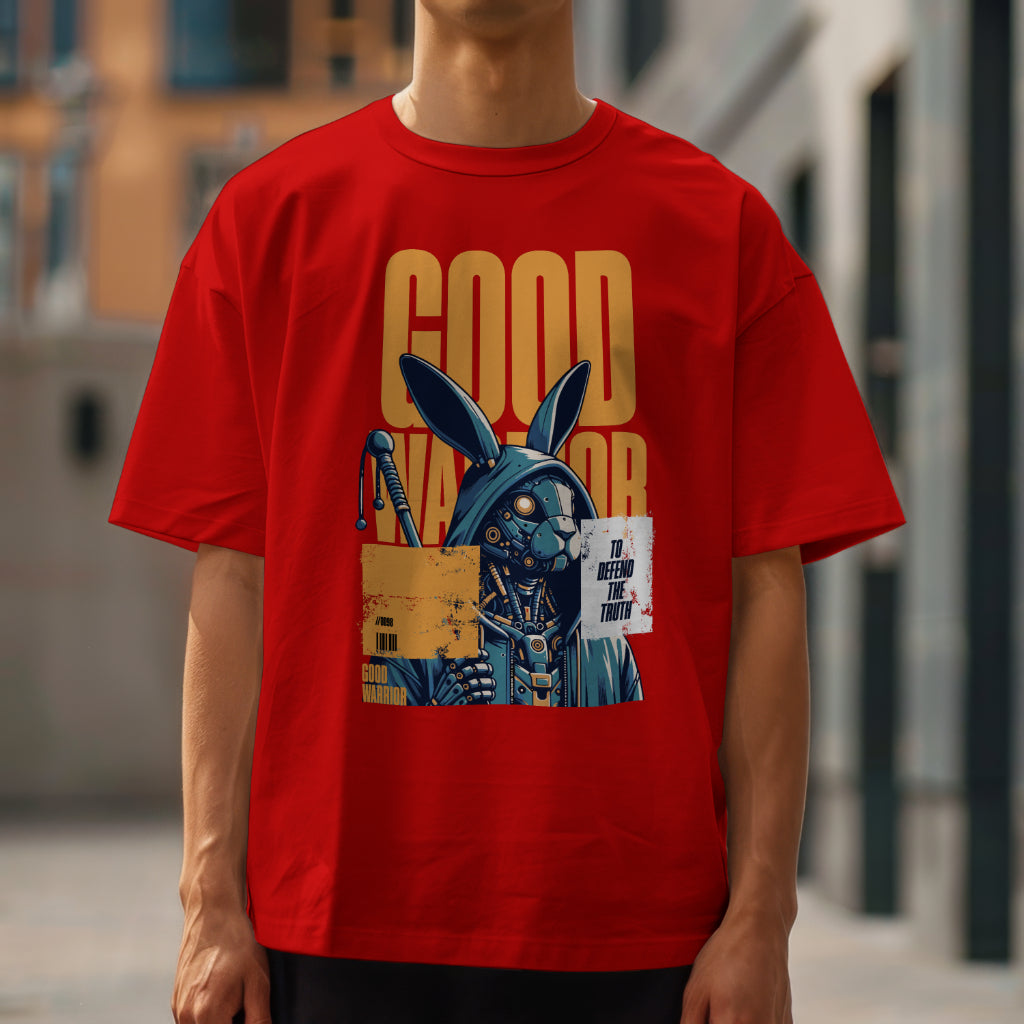 Good Warrior Men's Oversized T-Shirt