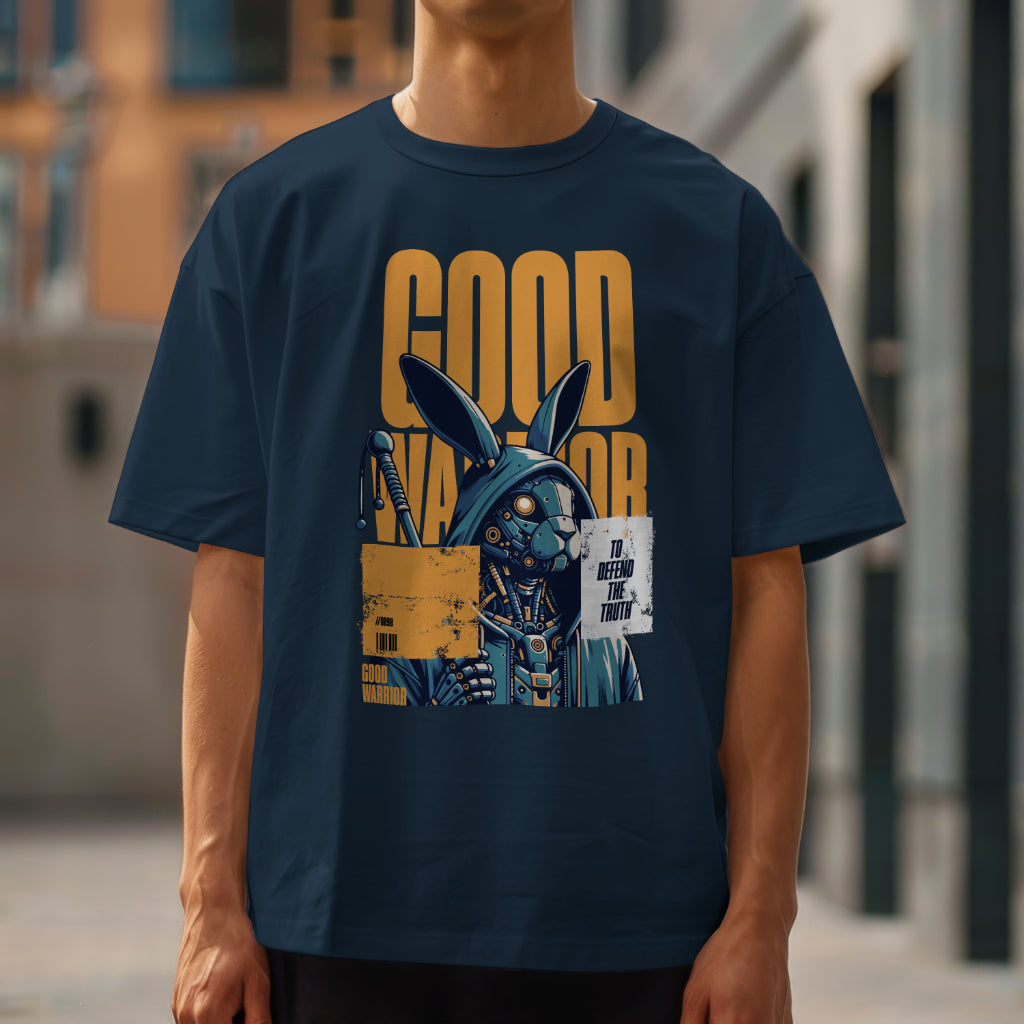 Good Warrior Men's Oversized T-Shirt