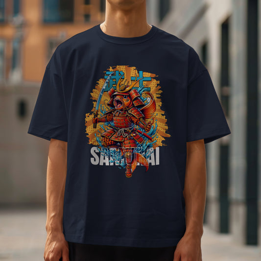 Koi Samurai Men's Oversized T-Shirt