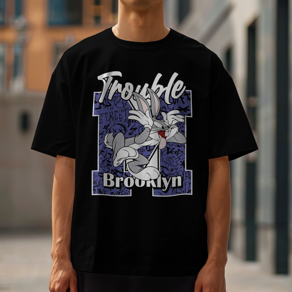 Trouble Men's Oversized T-Shirt