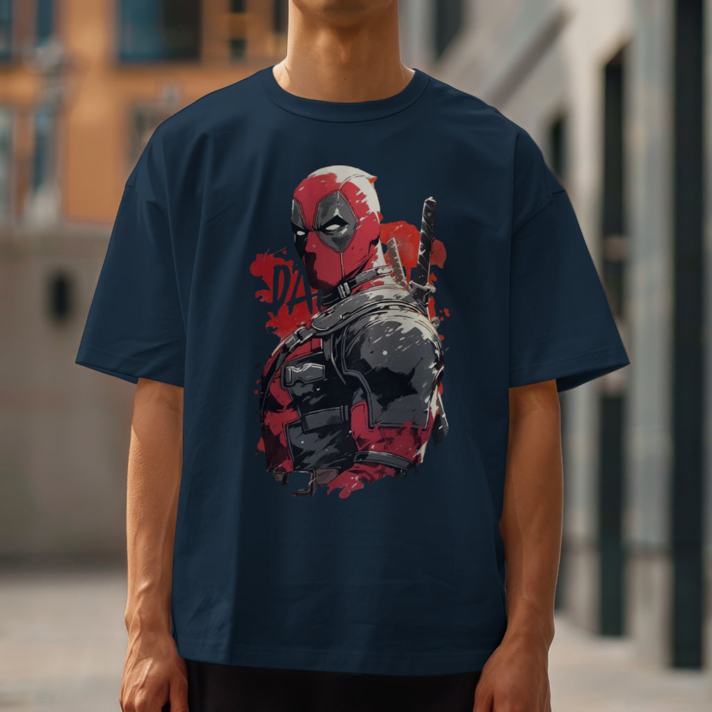 Deadpool Men's Oversized T-Shirt