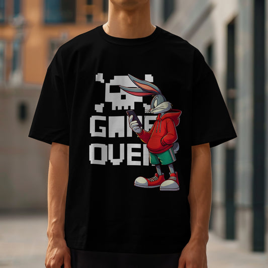 Game Over Men's Oversized T-Shirt