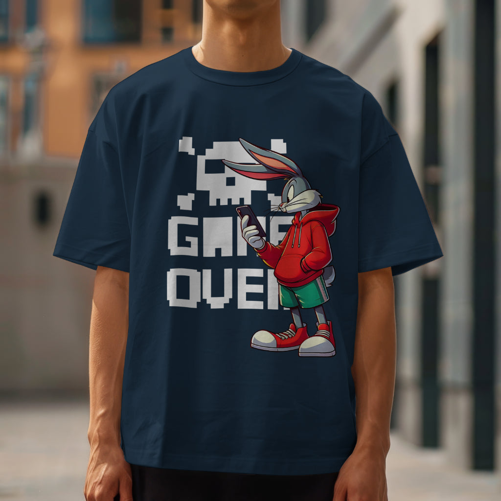 Game Over Men's Oversized T-Shirt