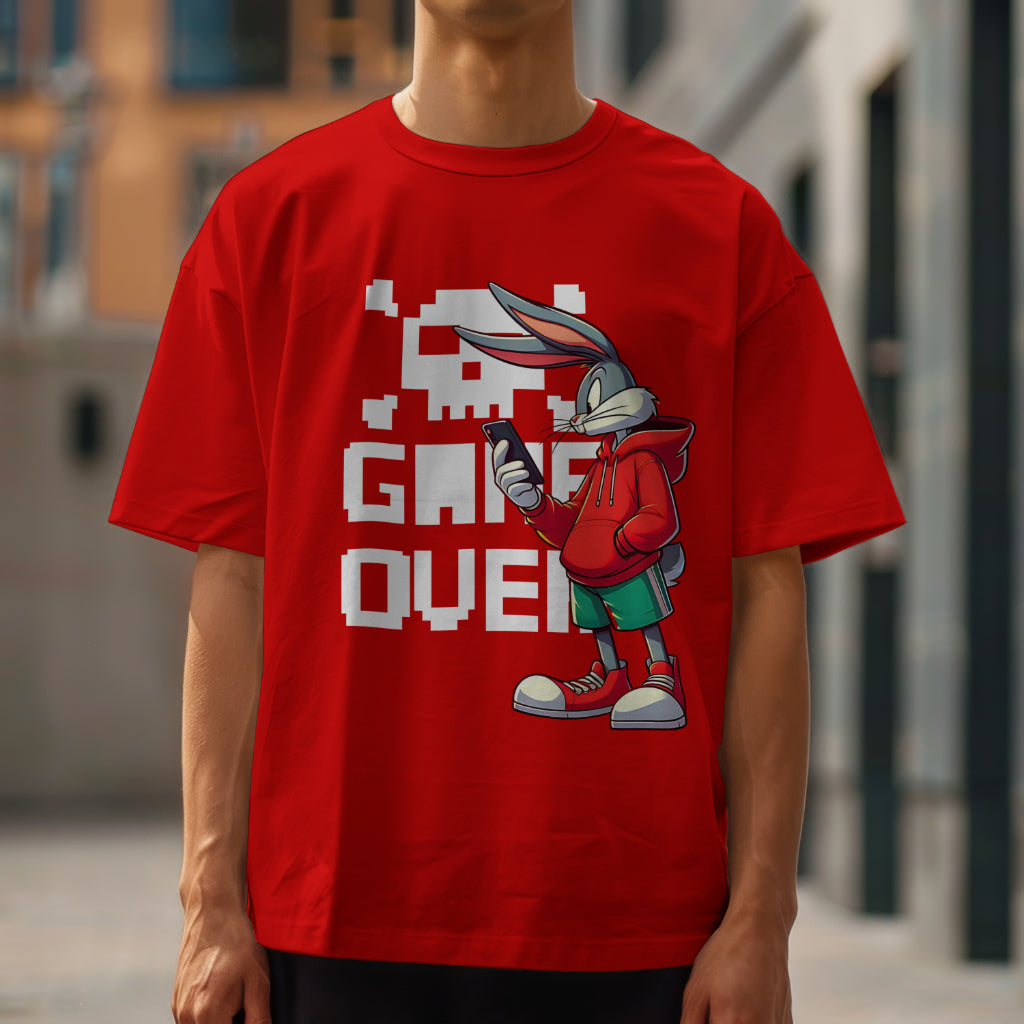 Game Over Men's Oversized T-Shirt